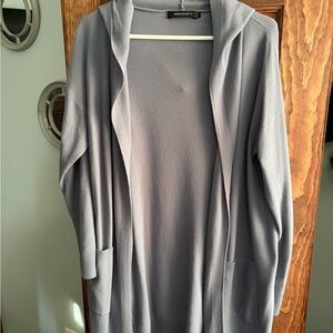 Monarch Gray Women's Hooded Cardigan